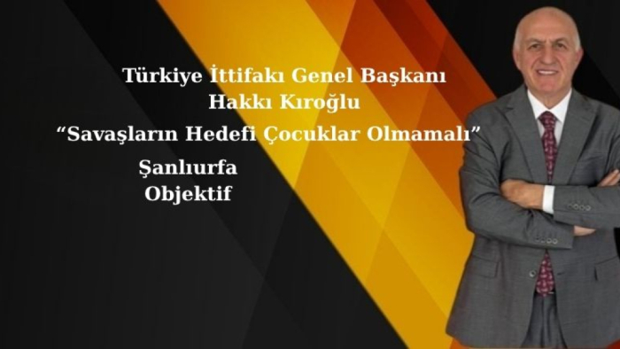 Savaşların Hedefi Çocuklar Olmamalı